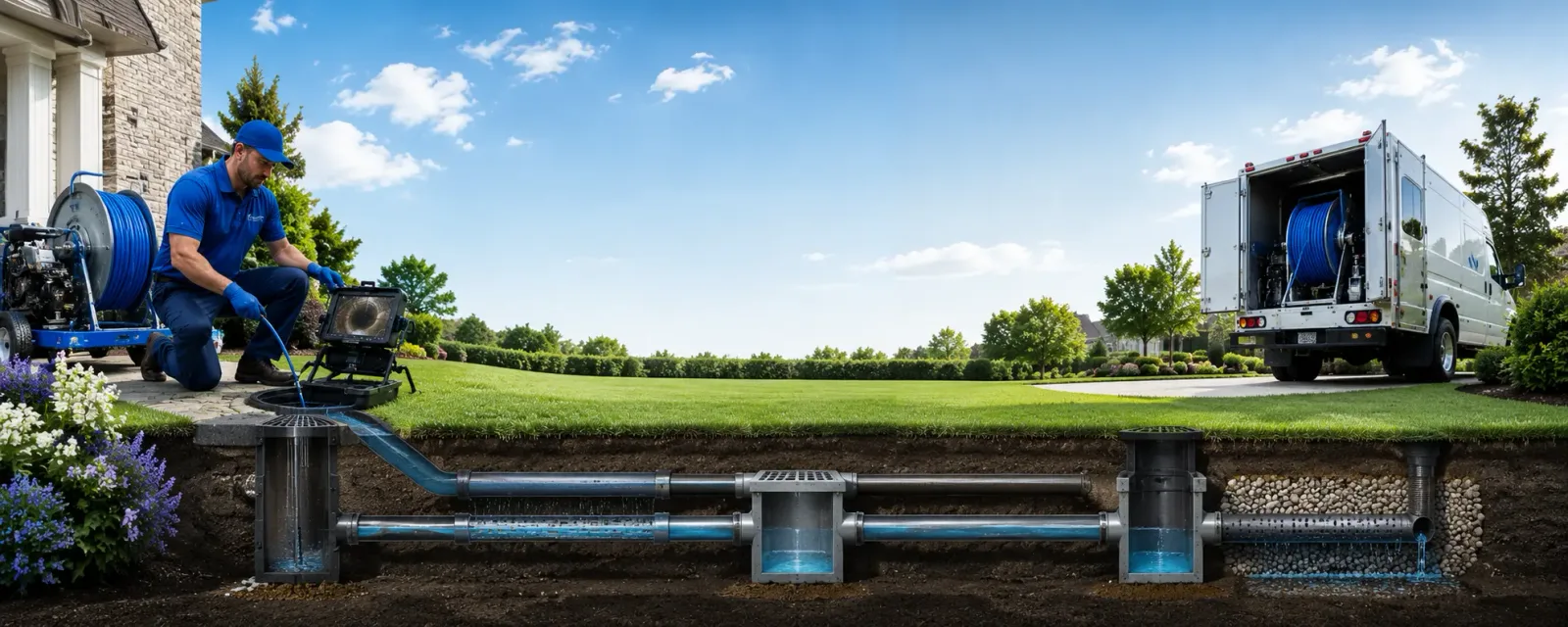 Outdoor drain cleaning information for Beaverdam, OH